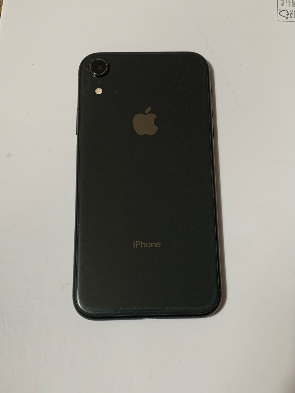 Apple iPhone XR Black Rear Glass Smartphone